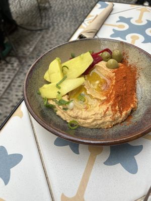 Hummus   at Fala Fala in Funchal