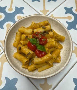 Prato do dia (Penne com molho de abobora) - 9€ at Fala Fala in Funchal