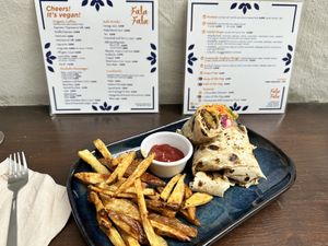 Falafel Wrap  at Fala Fala in Funchal