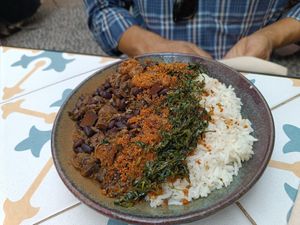 Black beans at Fala Fala in Funchal