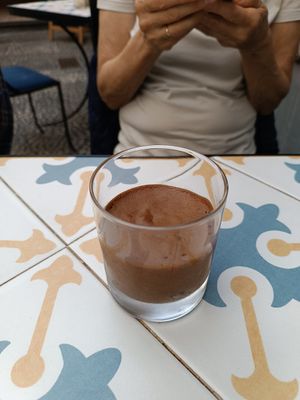 Vegan chocolate mousev at Fala Fala in Funchal