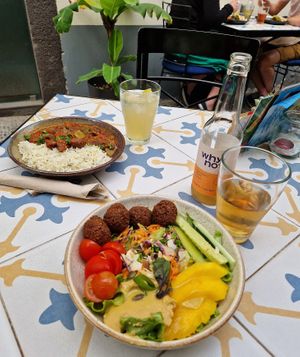 Bowl and i forgot the name at Fala Fala in Funchal