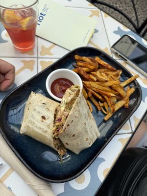 Falafel wrap (chef’s recommendation)  at Fala Fala in Funchal