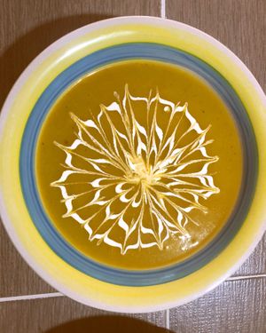 Sopa de hauyama  at El Opuesto de Salento in Salento