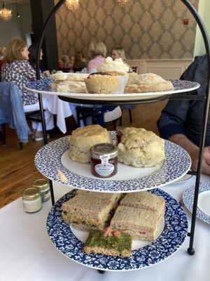 Vegan tea service!  at The London Tea Room in St Louis