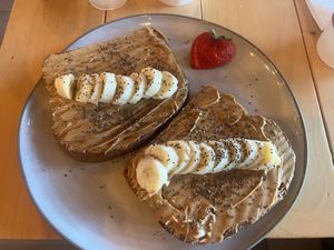 Peanut Butter Toast  at Java Cafe in Kihei