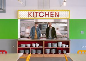 Includes a training kitchen to help upskill the local community at Nourish Hub in West London