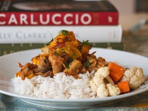 Food made from rescued ingredients to help fight food waste!  at Nourish Hub in West London