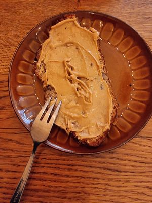 Banana bread w/ peanutbutter (vg) at Trzecia Kawa in Poznan