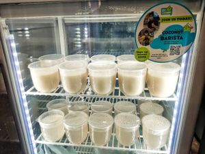 Coconut pudding and jelly at Mr Coconut - Toa Payoh in Central Singapore