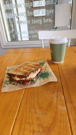 Chickpea Salad Sandwich at Caked Coffee in Toronto