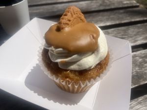 Biscotti cupcake  at Caked Coffee in Toronto