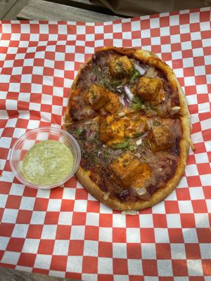 Tandoori Tofu Flatbreadd  at Caked Coffee in Toronto