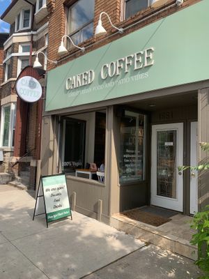 Store Front at Caked Coffee in Toronto