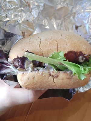 Sandwich at Caked Coffee in Toronto