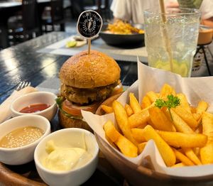 Burger  at Plant-erian in Krabi