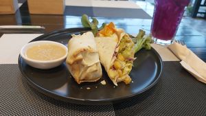 Chickpea wrap #Veganuary at Plant-erian in Krabi