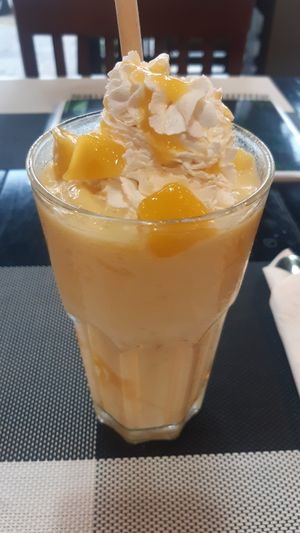 Mango smoothie at Plant-erian in Krabi
