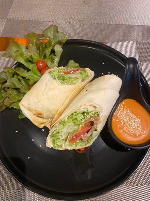 v-bacon wrap  at Plant-erian in Krabi