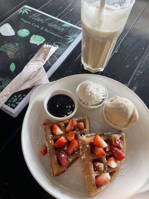 Waffles   at Plant-erian in Krabi