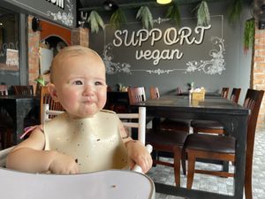 Child friendly, they have kids chairs!    at Plant-erian in Krabi