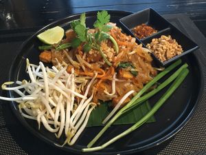 Pad thai  at Plant-erian in Krabi