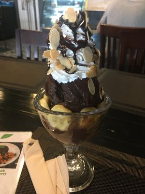 Chocky (chocolate sundae)  at Plant-erian in Krabi