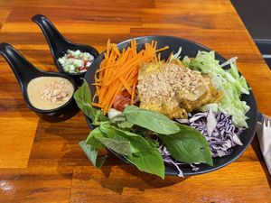 Tofu salad   at Plant-erian in Krabi