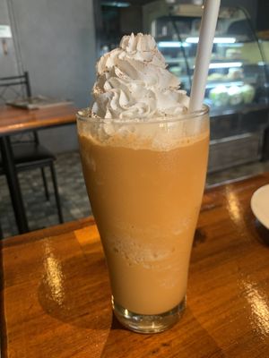 Thai Milk Tea smoothie   at Plant-erian in Krabi