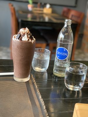 Chocolate brownie smoothie   at Plant-erian in Krabi