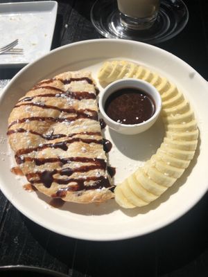 Banana roti   at Plant-erian in Krabi