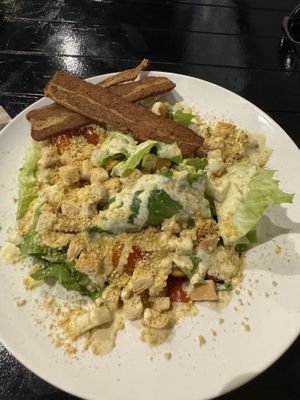 Caesar salad  at Plant-erian in Krabi