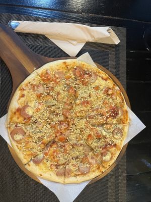 Italian pizzaa  at Plant-erian in Krabi