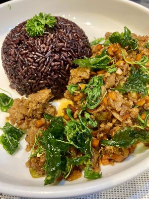 Thai dish  at Plant-erian in Krabi