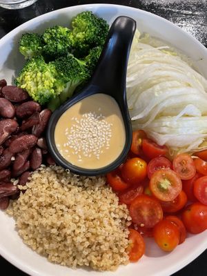 Buddha bowl  at Plant-erian in Krabi