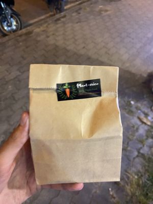 Take away bag  at Plant-erian in Krabi