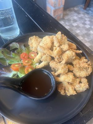 Fried Mushroom   at Plant-erian in Krabi