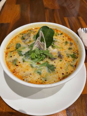 Milde pilzsuppe mit cocos   at Plant-erian in Krabi