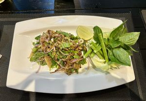 The mushroom Laab  at Plant-erian in Krabi