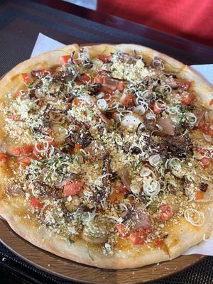 Tom yum pizzaa  at Plant-erian in Krabi