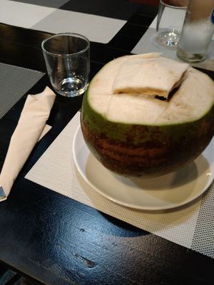 Fresh coconut #Veganuary at Plant-erian in Krabi