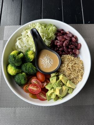 Buddha bowl  at Plant-erian in Krabi