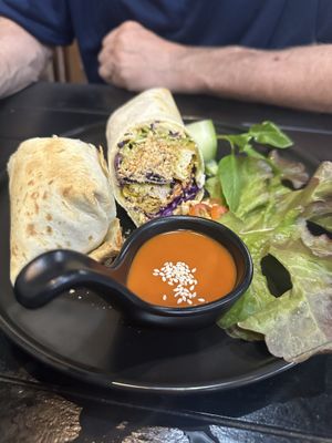 Tofu wrap (also asked for spicy mayo)  at Plant-erian in Krabi