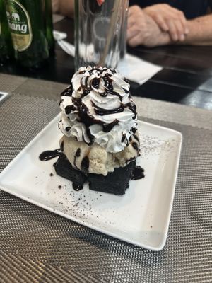 Brownie Chocky (I asked for vanilla ice cream instead of chocolate)  at Plant-erian in Krabi