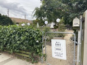 Coffee garden across the street  at Dart in Santa Barbara