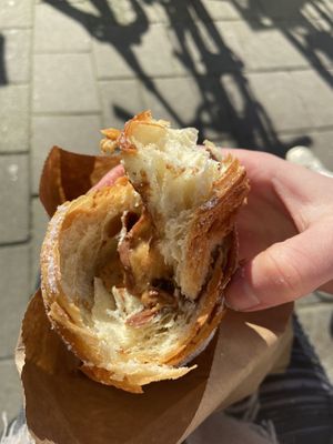 chocolate praline curffin  at Saint-Jean in Amsterdam
