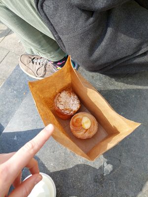 Yuzu Almond Cruffin at Saint-Jean in Amsterdam