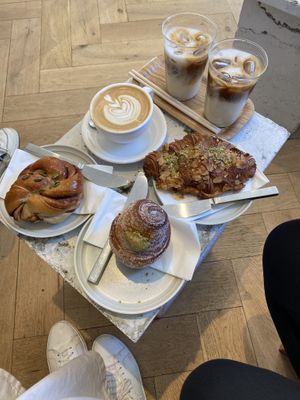 Cinnamonbun, cruffin and Double Baked Croissant   at Saint-Jean in Amsterdam