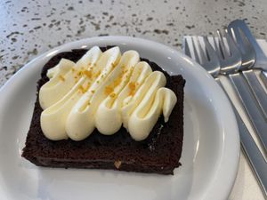 Chocolate-Coffee-Cake with Orange  at Saint-Jean in Amsterdam