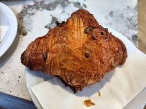 Cheesy and spicy croissant at Saint-Jean in Amsterdam
